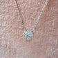 GIA Natural Diamond Pendant in 18KW #228