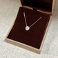 GIA Natural Diamond Pendant in 18KW #228