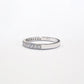 Half Eternity Diamond Ring in 18K White Gold #285