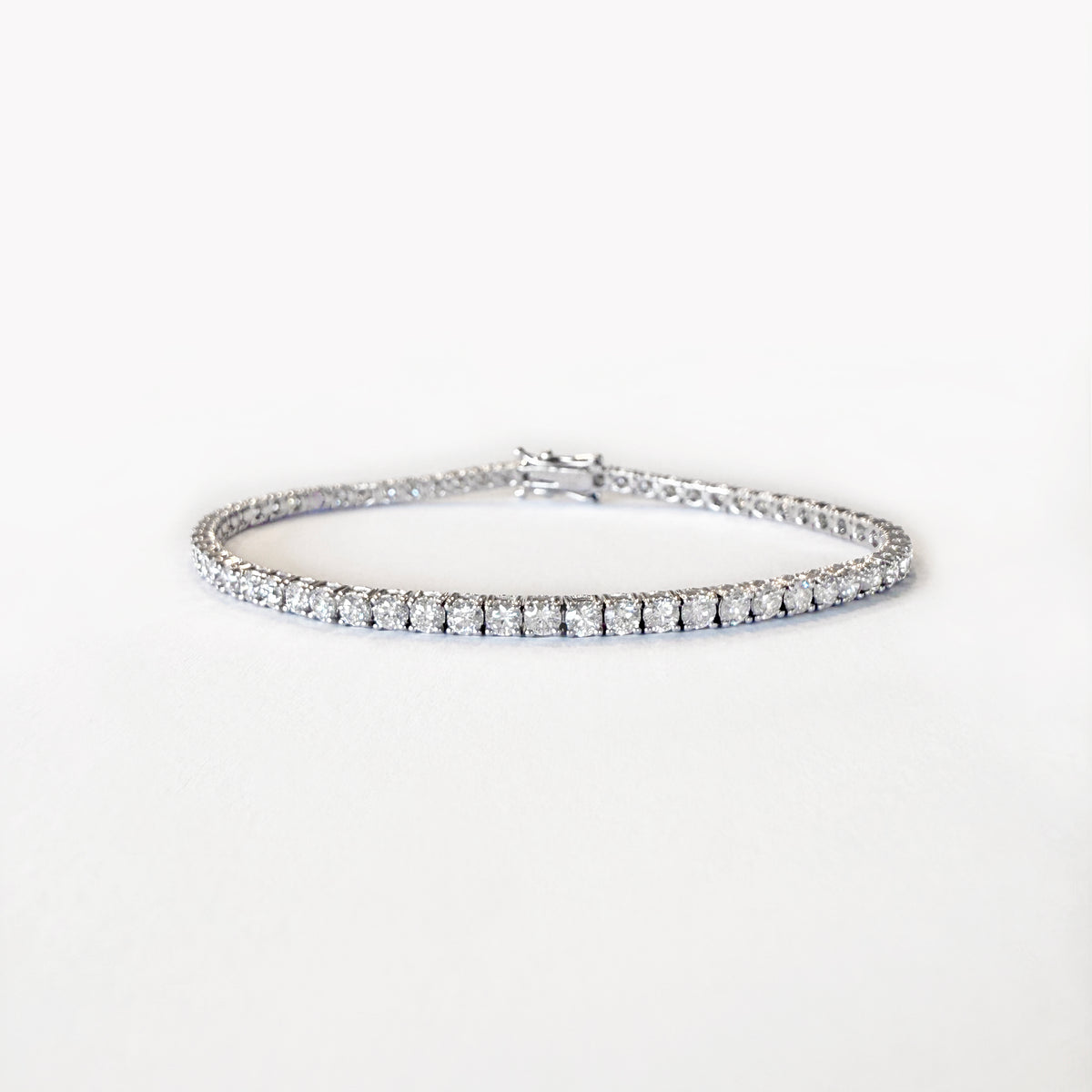 Natural Diamond Tennis Bracelet #235