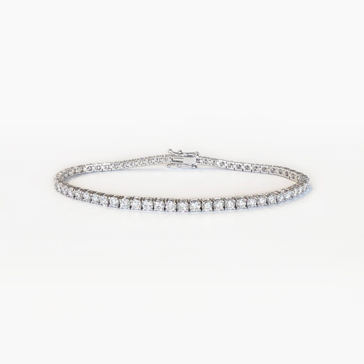 Natural Diamond Tennis Bracelet #235