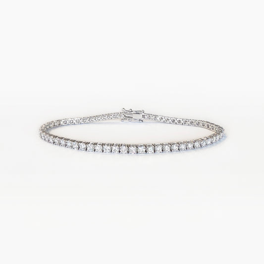 Natural Diamond Tennis Bracelet #235