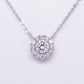 GIA Natural Diamond Pendant in 18KW #228