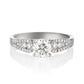 18KW Diamond Engagement Ring #230