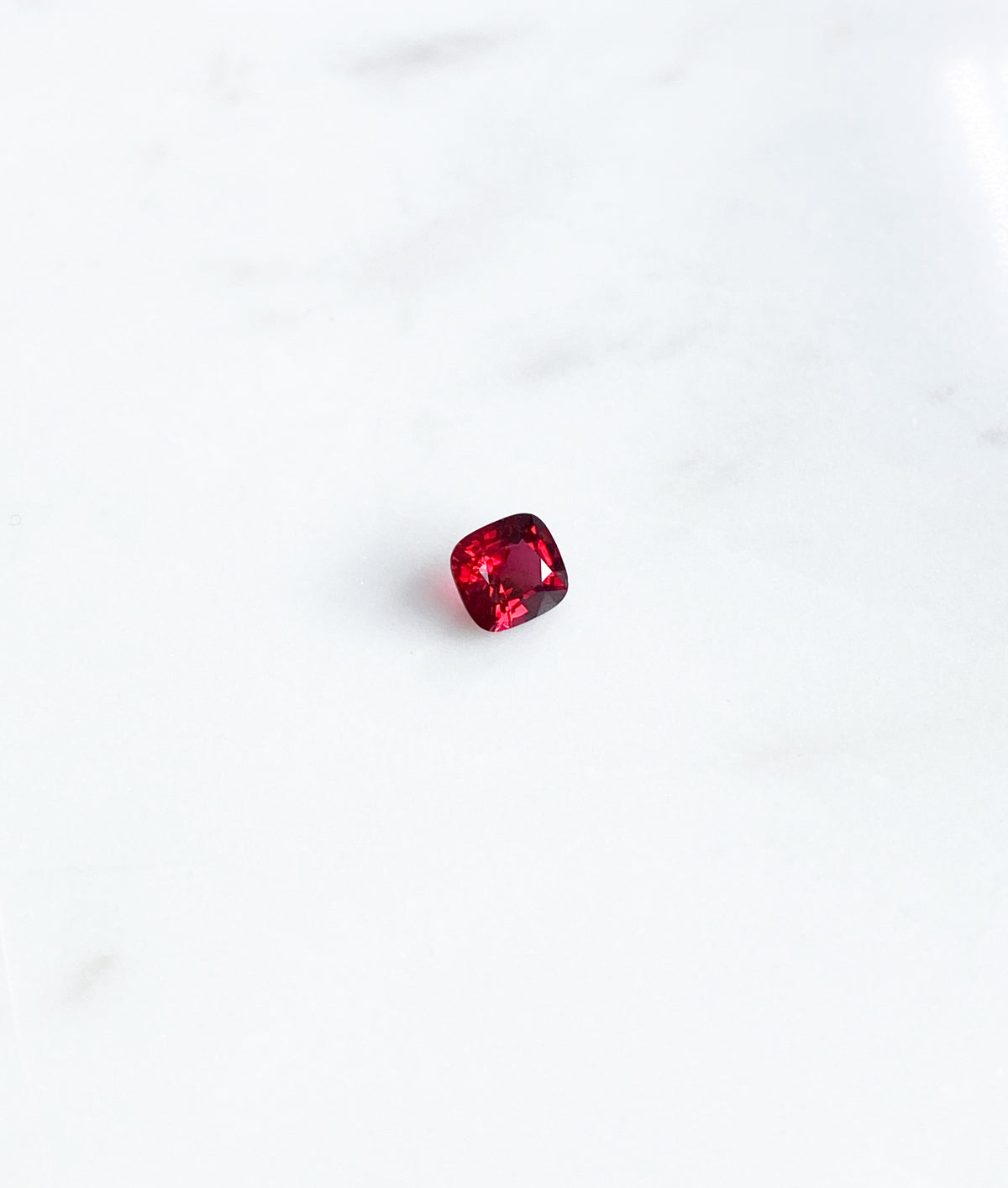 Natural Vivid Red Spinel - Cushion 0.79ct