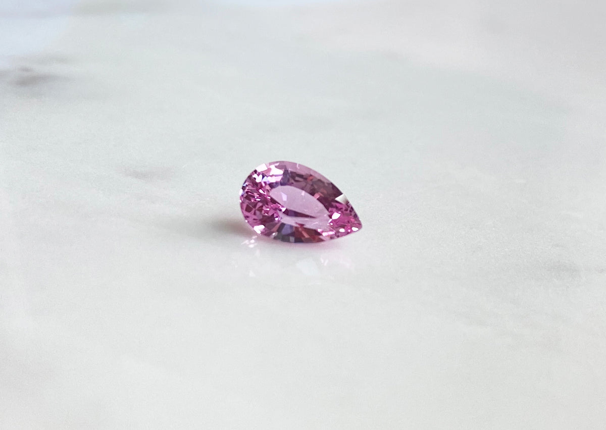Pink Sapphire Pear Shaped 1.45ct