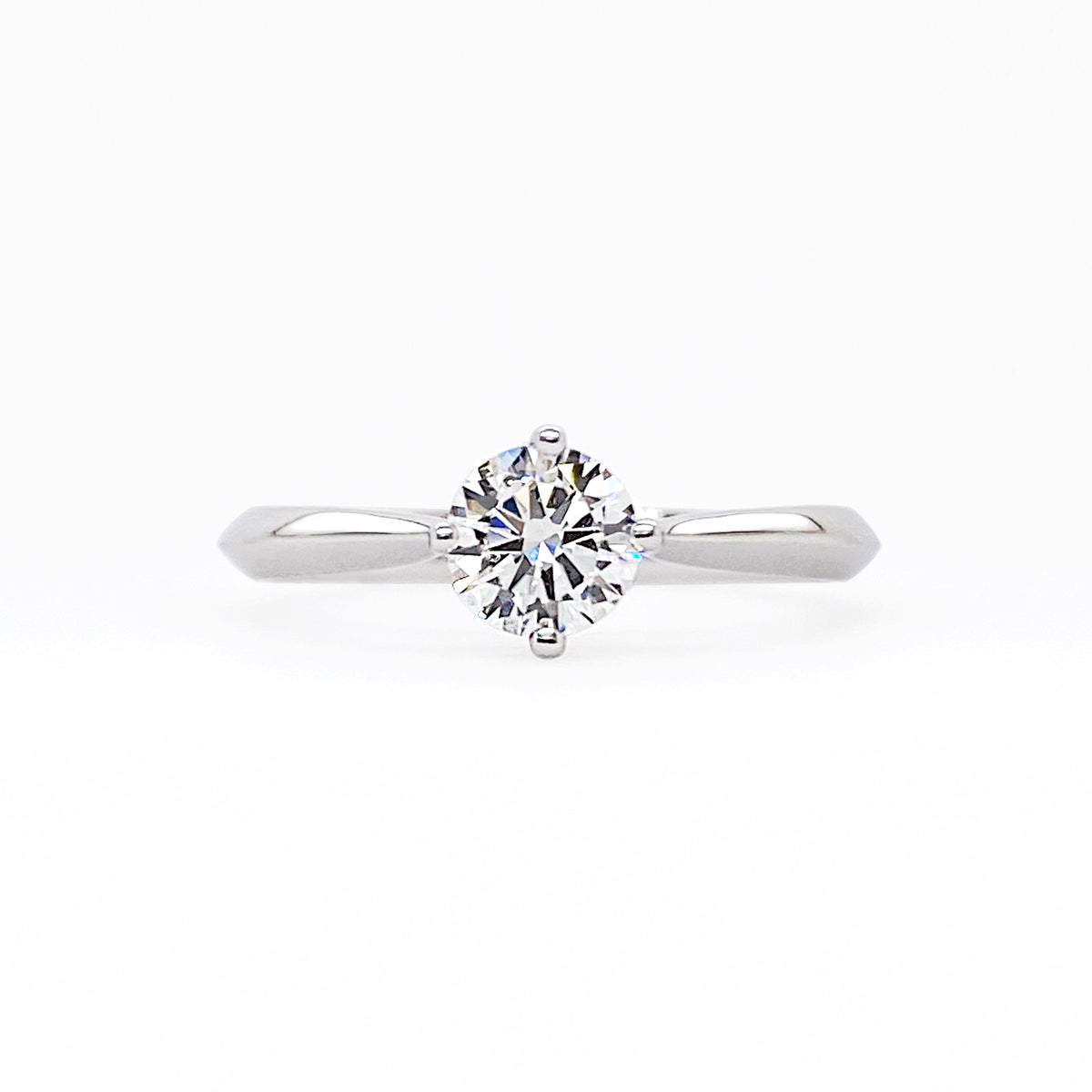 GIA Certified Round Brilliant Diamond Solitaire Ring #252
