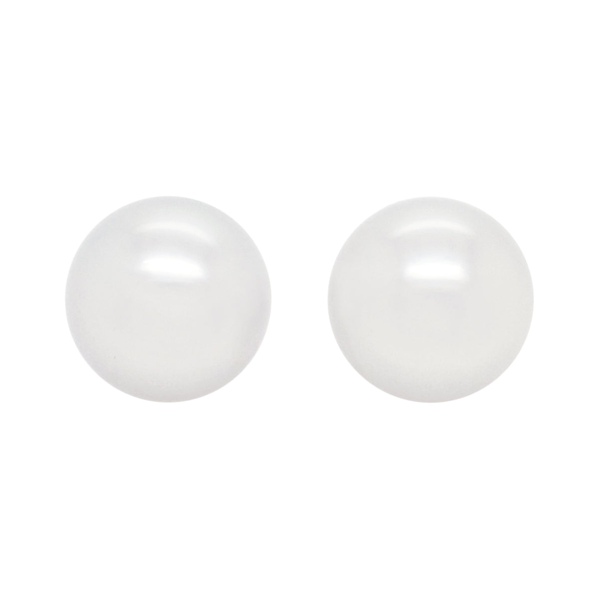 White South Sea Pearl Stud Earrings #376